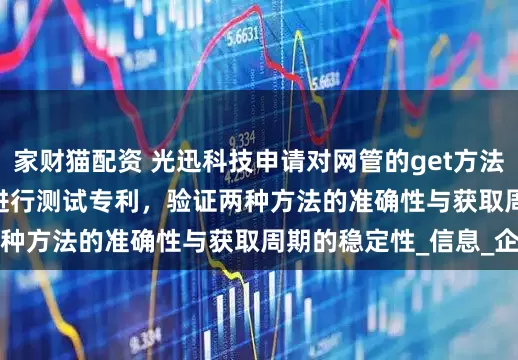 家财猫配资 光迅科技申请对网管的get方法和telemetry方式进行测试专利，验证两种方法的准确性与获取周期的稳定性_信息_企业